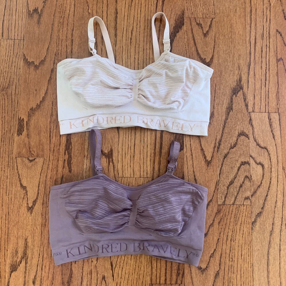 Kindred Bravely Sublime Hands Free Pumping & Nursing Bra x 2 | XL | NO INSERTS